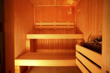 The sauna is the perfect place to chill out after a day's walking or sightseeing!