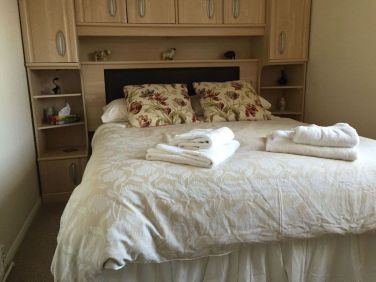 Comfortable double bed on the ground floor.