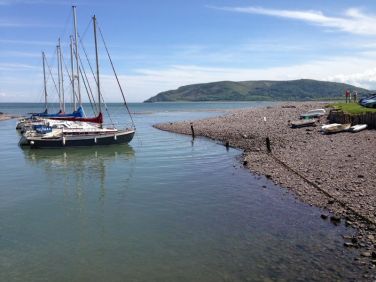 Peace and tranquility - boats in Porlock Bay