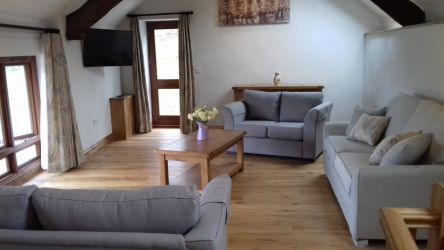 Up stairs living room taking in the views