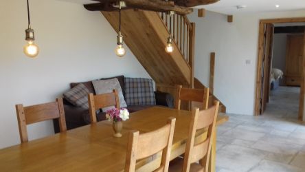 Sofa in the kitchen to view the TV