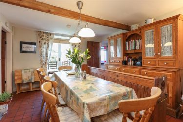 Dining area with french doors out onto front garden