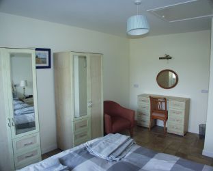 Spacious storage in double bedroom