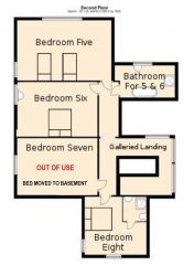 Top Floor Plan Fairlea Grange Abergavenny Monmouthshire