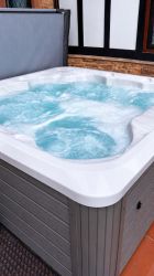 Relax in the Hot Tub after long wlaks in the Monmouthshire country side.