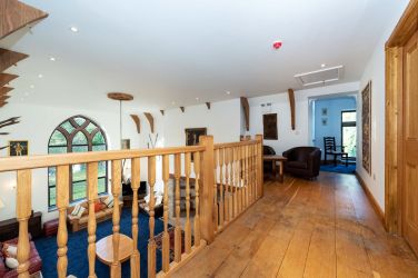 Minstrel Gallery walkway at the Manor on the Monnow Monmouthshire