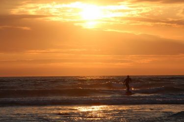 Evening surf