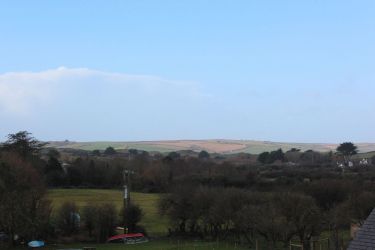 View towards St Enedoc golf course