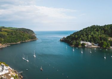 Drone image, out to sea