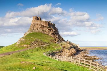 Lindisfarne Castle on Holy Island.  Watch out for the tides!