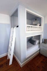 Custom built bunk beds designed to be suitable for adults