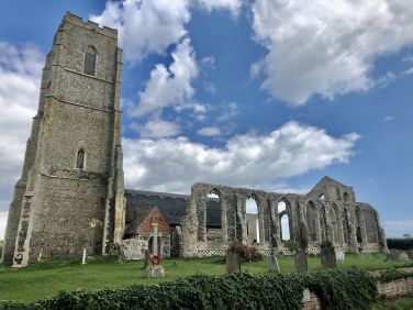Covehithe  partially ruined church