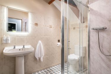 Large double shower room.