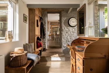 Large welcoming hallway.