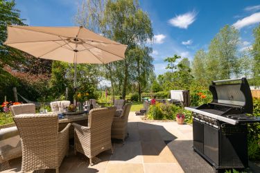 Patio Area - seating, hot tub & BBQ