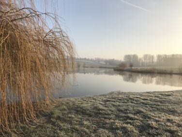 Winter at Andy's Fishing Lake (nearby)