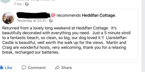 Heddfan Cottage