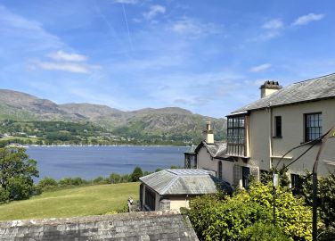 John Ruskin's former home of Brantwood at Coniston Water