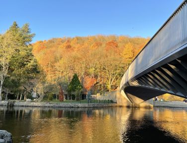 The relatively new bridge at Pooley Bridge, Ullswater