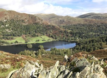 Rydal Water, seen from Loughrigg Fell