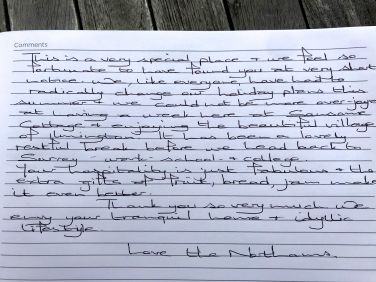 August 2020 Guests from Surrey