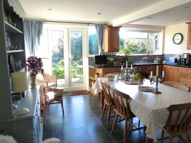 Patio doors to small completely private garden