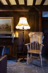 16th century original flag stones and paneling