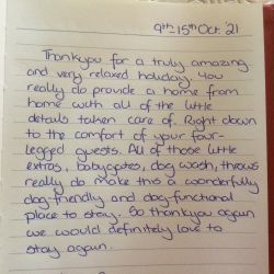 Wonderfully dog friendly