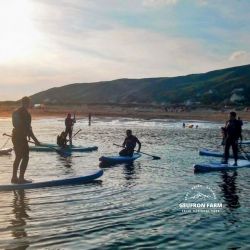 Paddleboard adventures on the Dyfi Estuary. Including lessons.