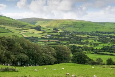 Views of Fathew Valley & out to Cardigan Bay from the doorstep