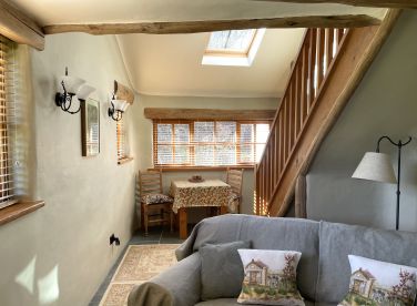 Take in the views of beck and wildlife while dining in the snug