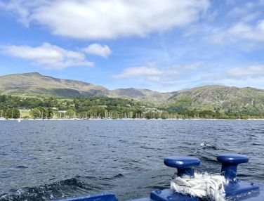 Coniston Water, about 15 minutes by car from Howe Foot