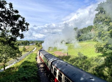 The Lakeside to Haverthwaite Railway, a short drive away