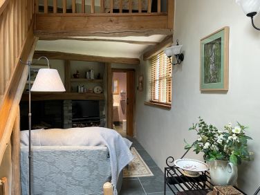 Looking towards the shower room from the sitting room