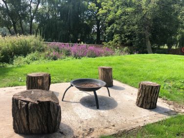 Enjoy evenings around the fire pit