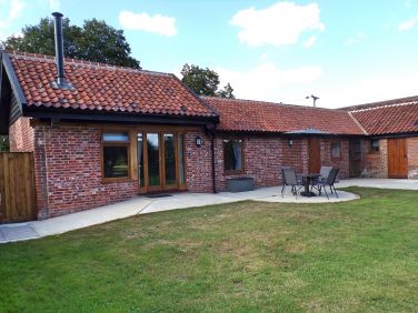 View of the private garden area.