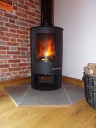 Enjoy cosy nights in front of the log burner