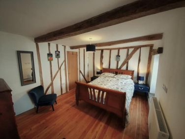 Bedroom 1 with room for cot if required