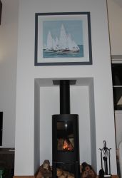 Log burner for cosy nights in
