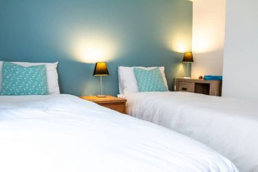 2nd bedroom, could be set up as twin or double with a zipped mattress.