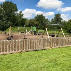 Children adventure play area on site