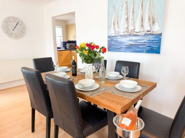 Open plan dining space