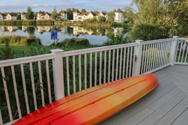 A 2 person kayak is provided for you. Bouyancy aids also provided