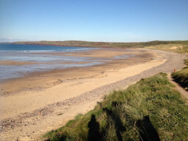 Freshwater West beach ideal for body boarding and surfing
