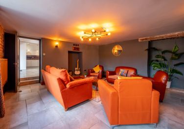 Music lounge for games and chat Monnow Valley Studio Monmouthshire