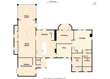 Ground Floor plan Monnow Valley Studios