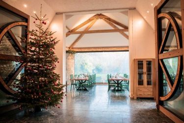 Dining room and party room flows  Monnow Valley Studios Monmouthshire