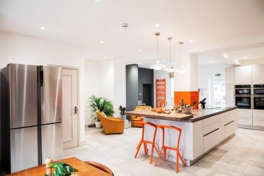 Modern fully equipped kitchen Monnow Valley Studios Monmouthshire