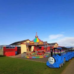 Thomas the tank engine train at Silloth