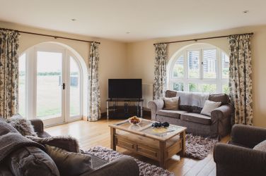 Spacious seating area